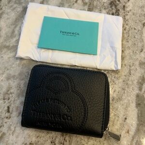 Brand new with tags Tiffany & Co. Black Leather Wallet